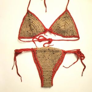 handmade crochet bikini set